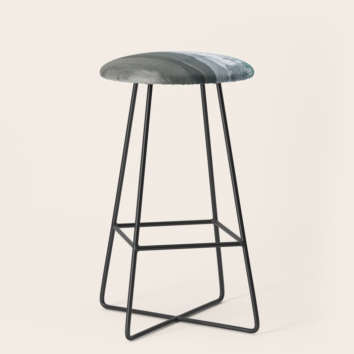 Aerial Coastlines - Modern Ocean Photography Print Stool Gallery Image 1
