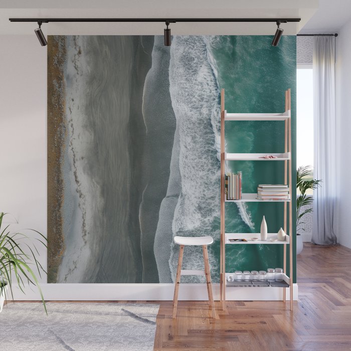 Aerial Coastlines - Modern Ocean Photography Print Wall Mural Gallery Image 1
