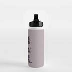 Cute Halloween Witch Cats and Pumpkins  Water Bottle Gallery Image 2