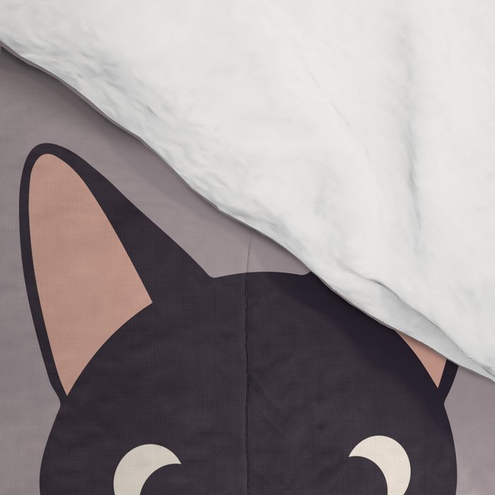 Cute Halloween Witch Cats and Pumpkins  Comforter Gallery Image 4