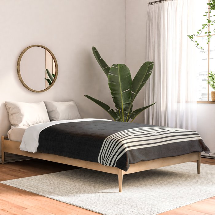 Band in Black and White Comforter Gallery Image 2