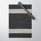 Band in Black and White Wrapping Paper Gallery Image 1