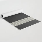 Band in Black and White Yoga Mat Gallery Image 2