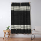 Band in Black and White Window Curtain Gallery Image 5