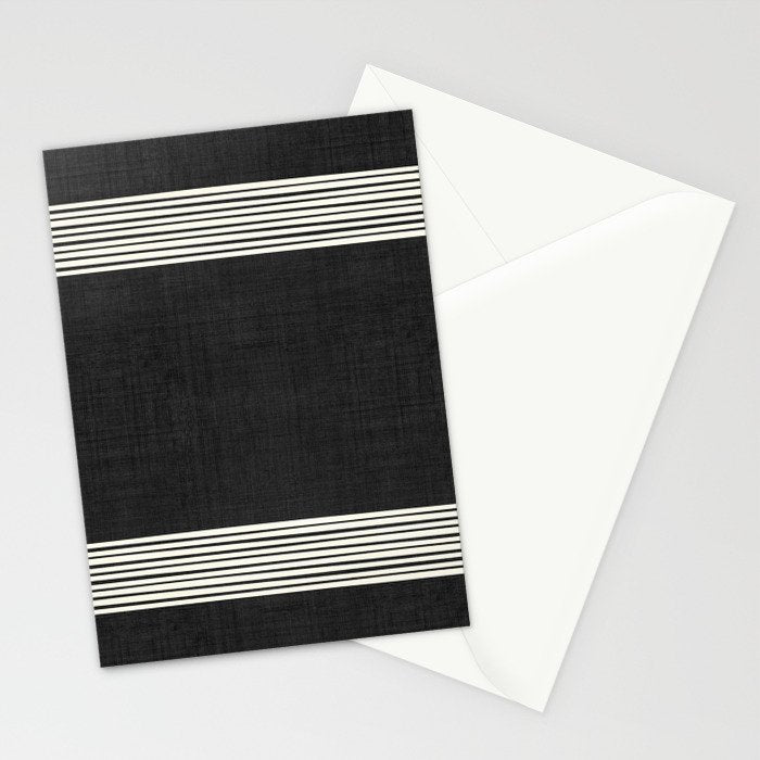 Band in Black and White Stationery Card Gallery Image 2