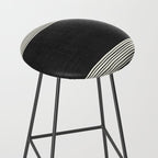 Band in Black and White Stool Gallery Image 2