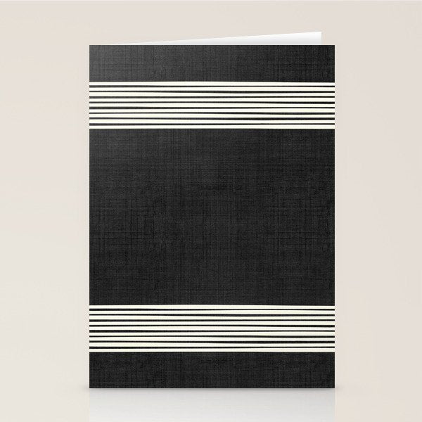 Band in Black and White Stationery Card Gallery Image 1