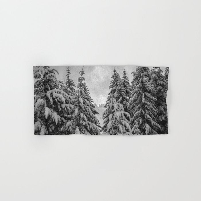 Forest Winter Window - 45/365 Nature Photography Bath Towel Gallery Image 1