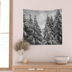 Forest Winter Window - 45/365 Nature Photography Wall Tapestry Gallery Image 2