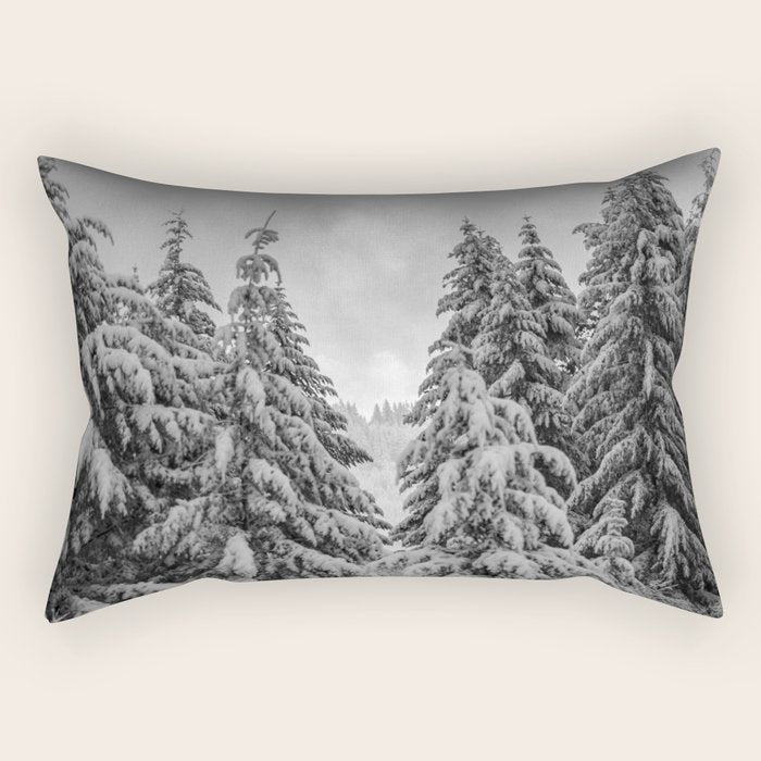 Forest Winter Window - 45/365 Nature Photography Rectangular Pillow Gallery Image 2