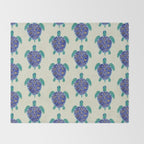 Sea Turtle Throw Blanket Gallery Image 2