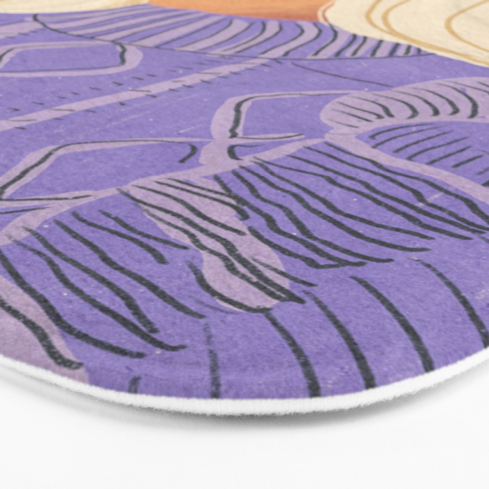 Parrot owner portrait Bath Mat Gallery Image 3