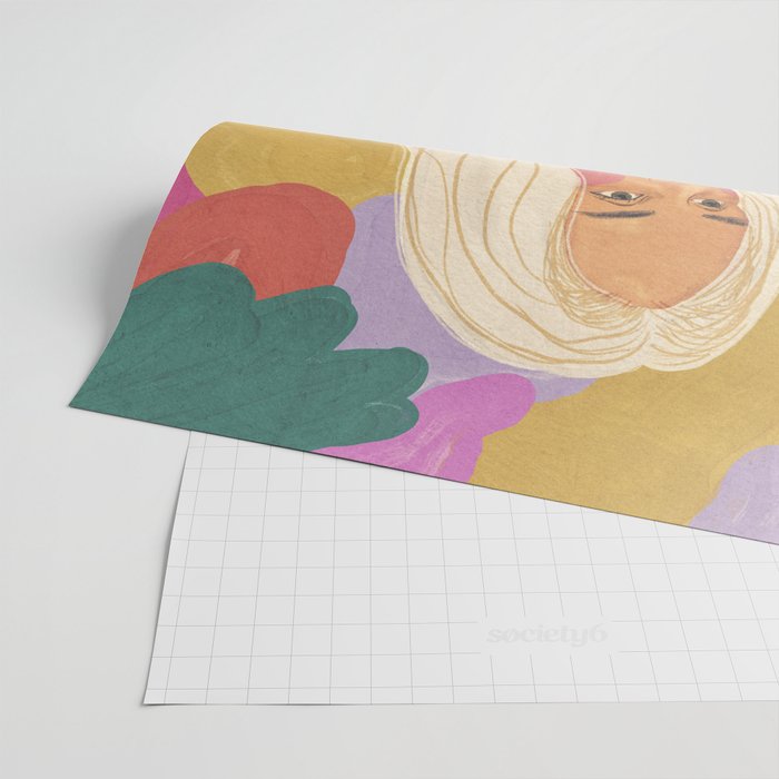 Parrot owner portrait Wrapping Paper Gallery Image 2