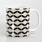 Monochrome Geometric Diamond Pattern Coffee Mug Gallery Image 1