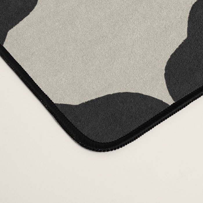 Monochrome Geometric Diamond Pattern Desk Mat Gallery Image 4