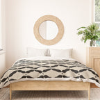 Monochrome Geometric Diamond Pattern Duvet Cover Gallery Image 3