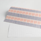 Simple Lines - Blue and pink Wrapping Paper Gallery Image 2