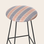 Simple Lines - Blue and pink Stool Gallery Image 2