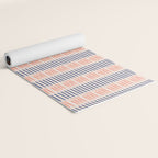 Simple Lines - Blue and pink Yoga Mat Gallery Image 2