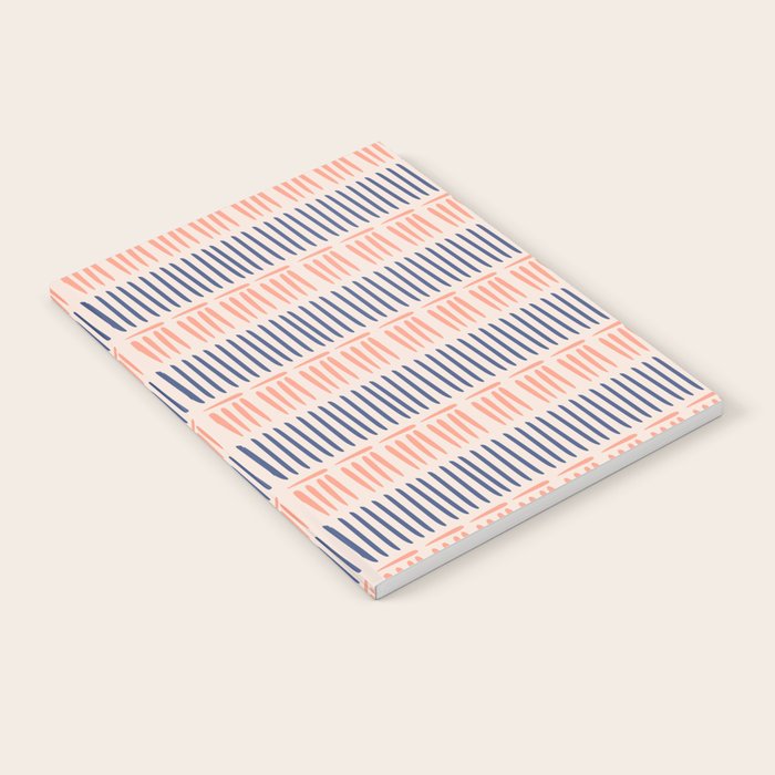 Simple Lines - Blue and pink Notebook Gallery Image 2