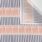 Simple Lines - Blue and pink Wall Tapestry Gallery Image 3