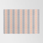 Simple Lines - Blue and pink Rug Gallery Image 2