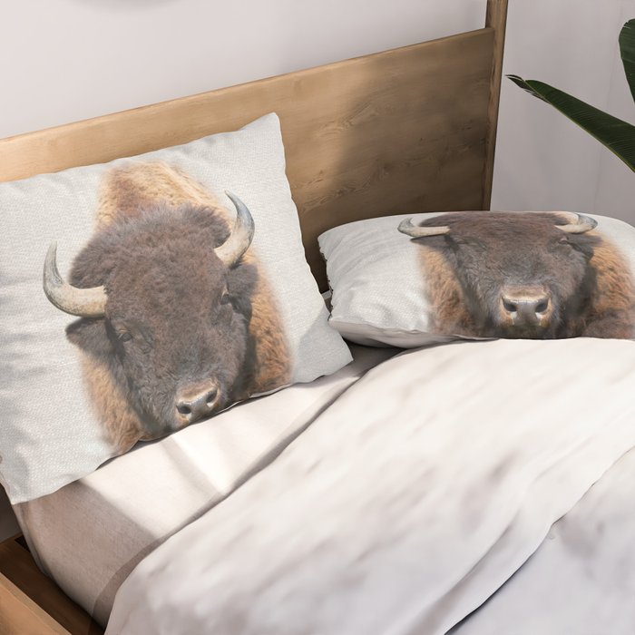 Buffalo - Colorful Pillow Sham Gallery Image 2