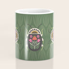 Folk Art Beetle Coffee Mug Gallery Image 4
