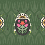 Folk Art Beetle Coffee Mug Gallery Image 2