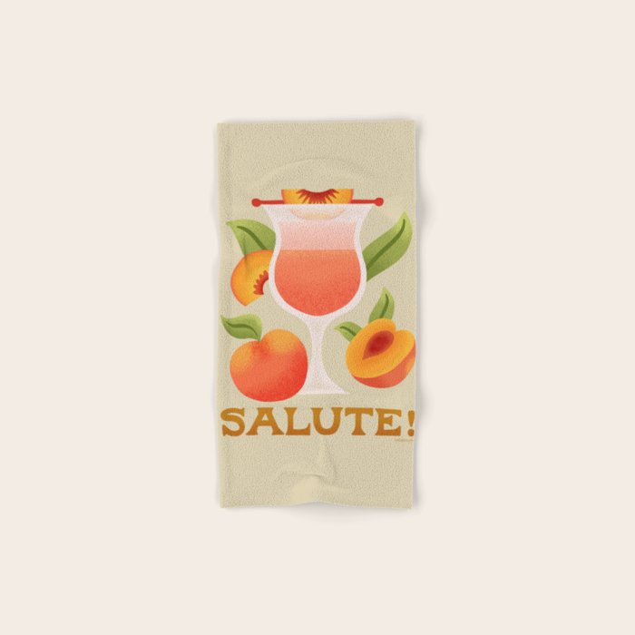 Bellini - Amalfi Coast Cocktails Bath Towel Gallery Image 1