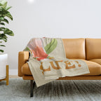 Bellini - Amalfi Coast Cocktails Throw Blanket Gallery Image 1