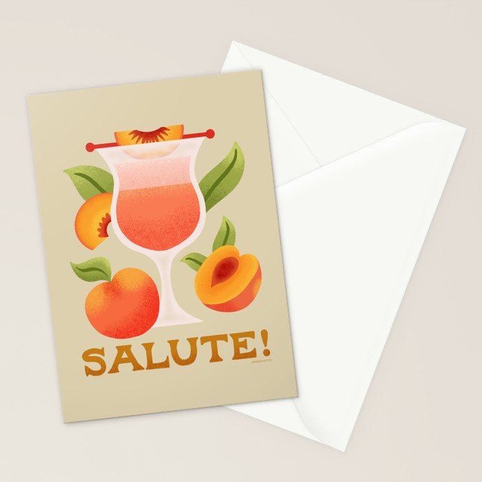 Bellini - Amalfi Coast Cocktails Stationery Card Gallery Image 2