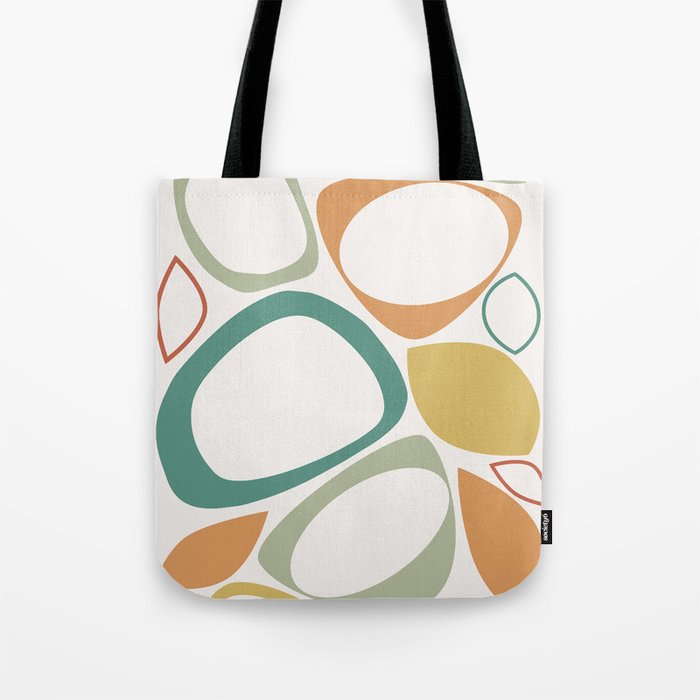 Mid Century Modern Abstract 8 Tote Bag Gallery Image 1