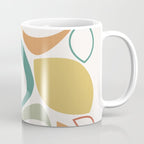 Mid Century Modern Abstract 8 Coffee Mug Gallery Image 1