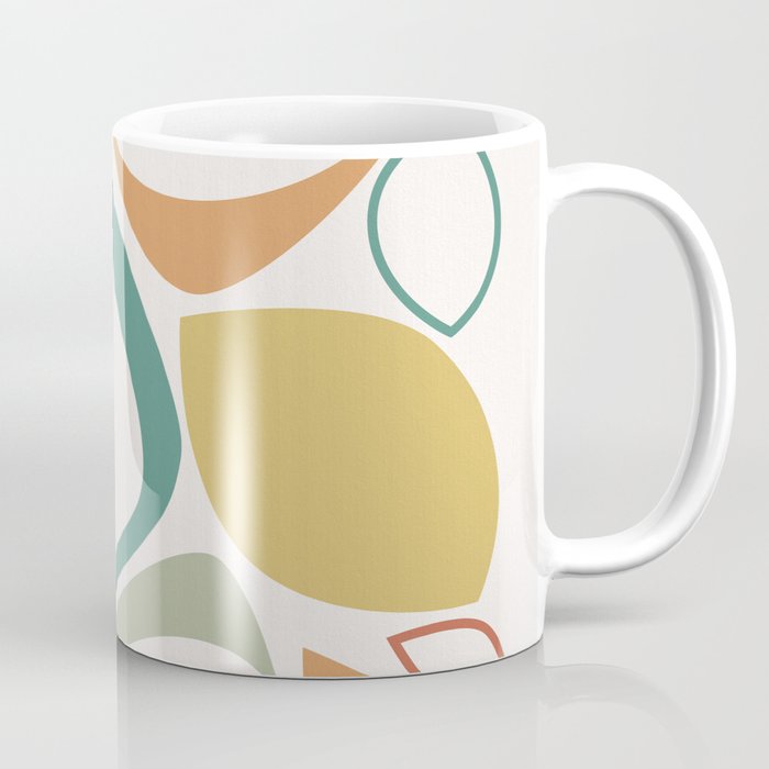 Mid Century Modern Abstract 8 Coffee Mug Gallery Image 1