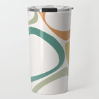 Mid Century Modern Abstract 8 Travel Mug Gallery Image 1