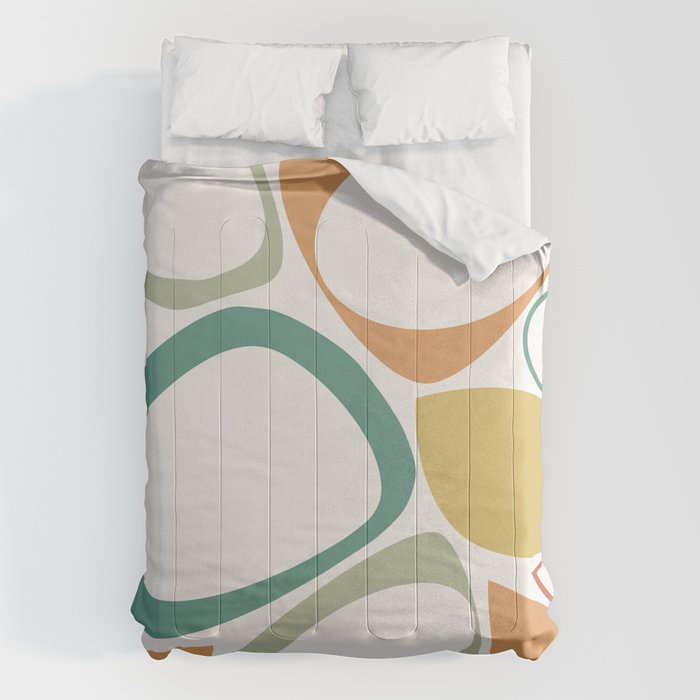 Mid Century Modern Abstract 8 Comforter Gallery Image 6