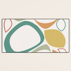 Mid Century Modern Abstract 8 Desk Mat Gallery Image 3