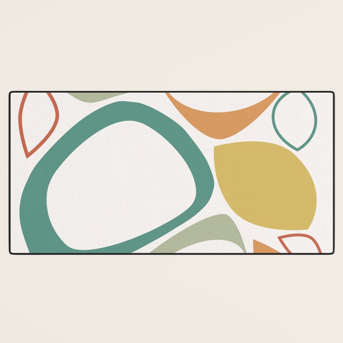 Mid Century Modern Abstract 8 Desk Mat Gallery Image 3