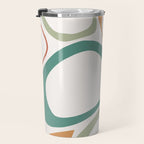 Mid Century Modern Abstract 8 Travel Mug Gallery Image 3