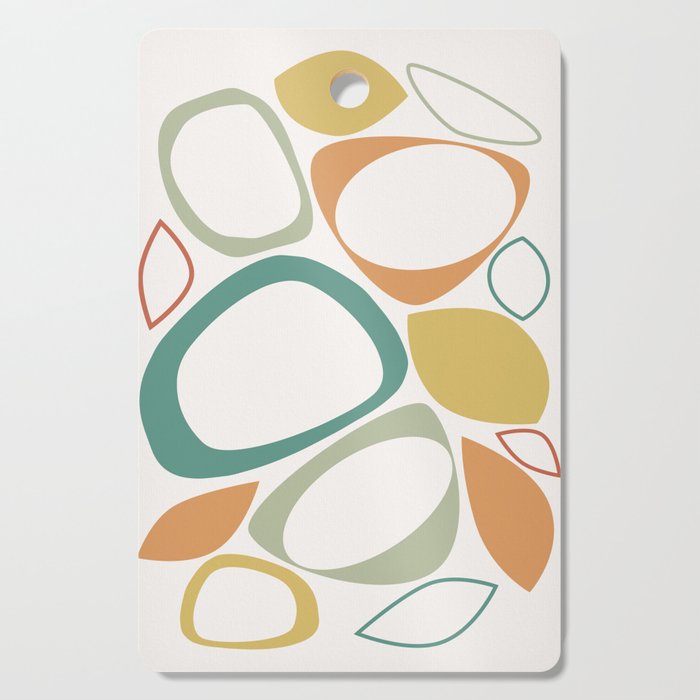 Mid Century Modern Abstract 8 Cutting Board Gallery Image 1