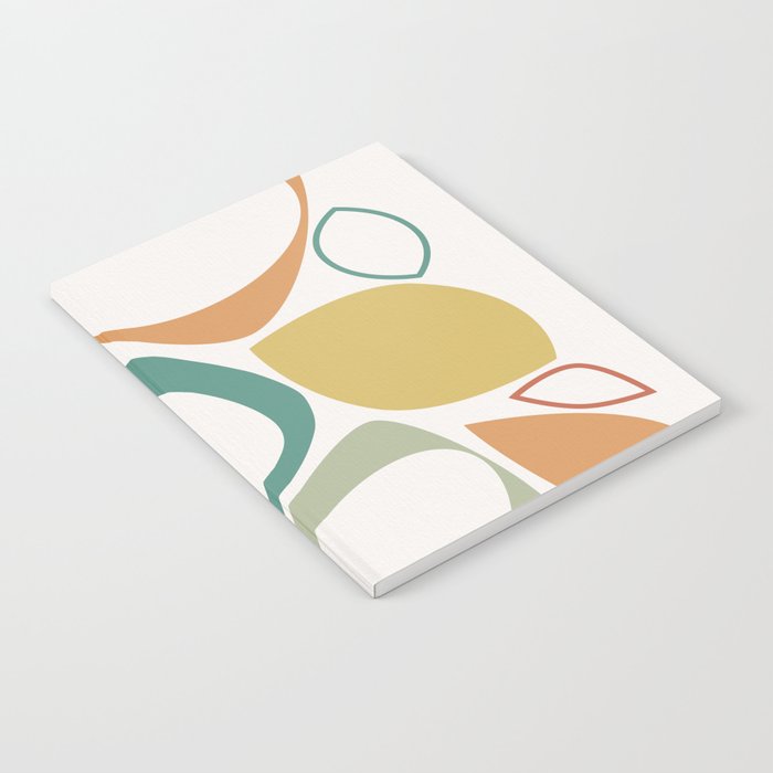 Mid Century Modern Abstract 8 Notebook Gallery Image 1