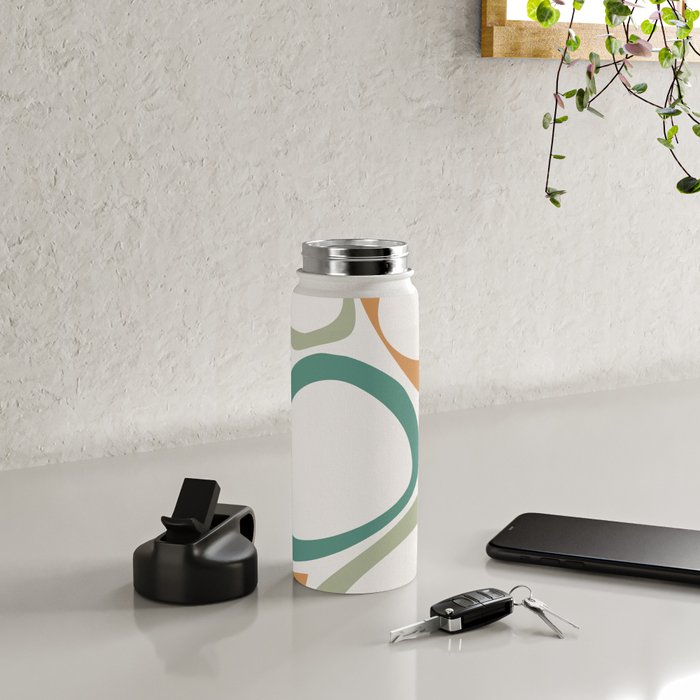 Mid Century Modern Abstract 8 Water Bottle Gallery Image 4