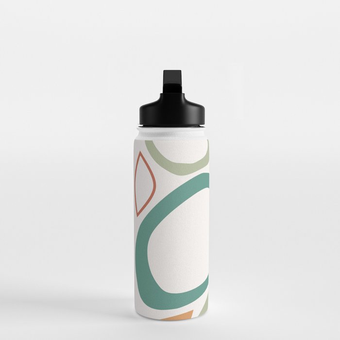 Mid Century Modern Abstract 8 Water Bottle Gallery Image 3