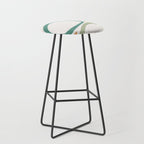 Mid Century Modern Abstract 8 Stool Gallery Image 1