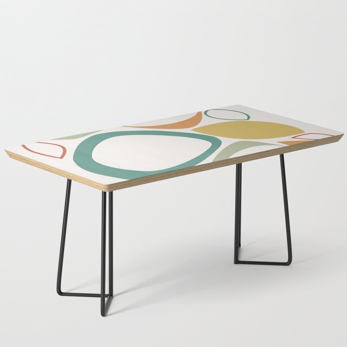 Mid Century Modern Abstract 8 Coffee Table Gallery Image 1