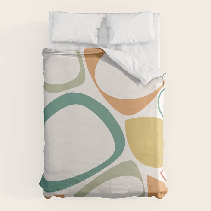 Mid Century Modern Abstract 8 Duvet Cover Gallery Image 6