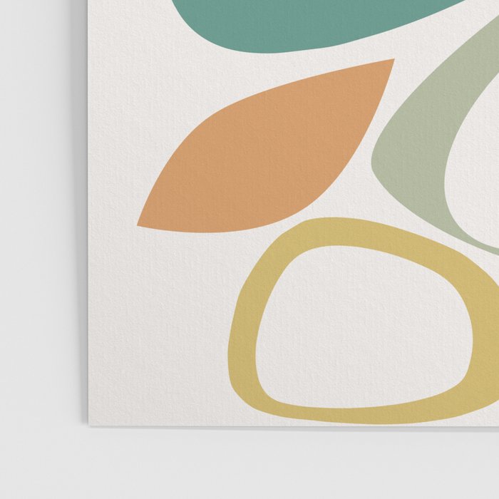 Mid Century Modern Abstract 8 Poster Gallery Image 3