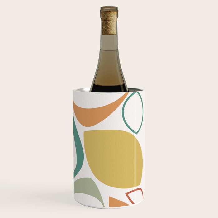 Mid Century Modern Abstract 8 Wine Chiller Gallery Image 3