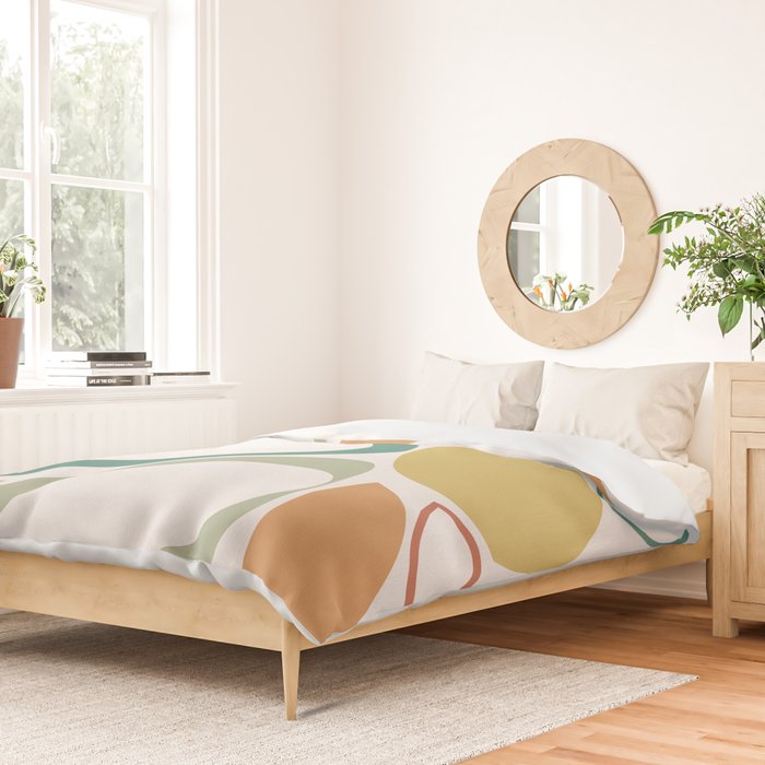 Mid Century Modern Abstract 8 Duvet Cover Gallery Image 2